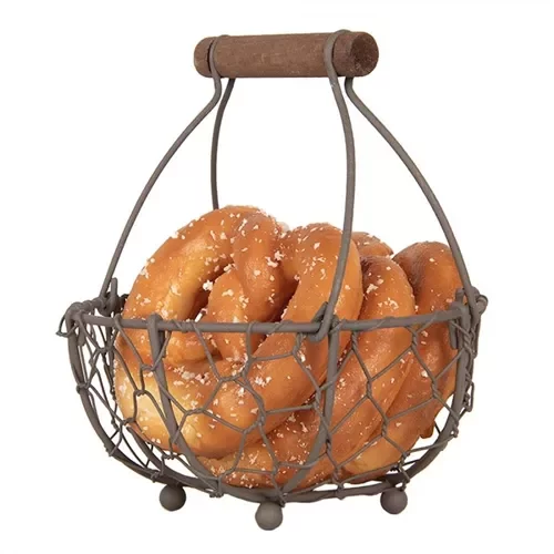 Металевий кошик з ручкою, 14*7/17 см