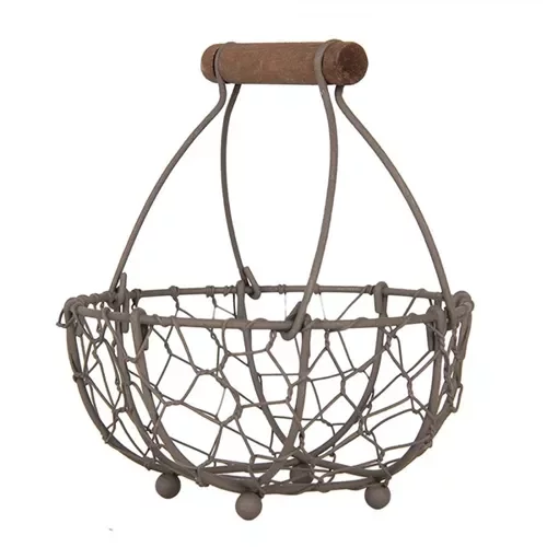 Металевий кошик з ручкою, 14*7/17 см