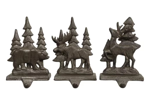 Гачок на камін, поличку, 12x8xH20,5см, чавун