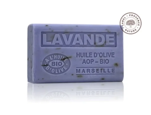 Парфюмоване мило Label Provence 125 L'HUILE D'OLIVE Lavande Avec Fleurs (Лаванда з квітами)