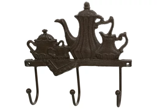 Вішалка &laquo;Чаювання&raquo;, 19.5*5*18см, чавун