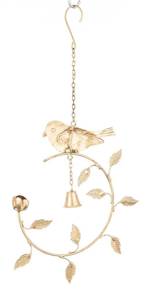Підвіс &laquo;Дзвоник з пташкою&raquo;, 39x20x3 см, метал