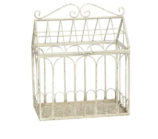 Декоративна теплиця, 36x22xH44 см, метал